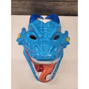 Ringling Bros and Barnum and Bailey circus DRAGON MASK blue